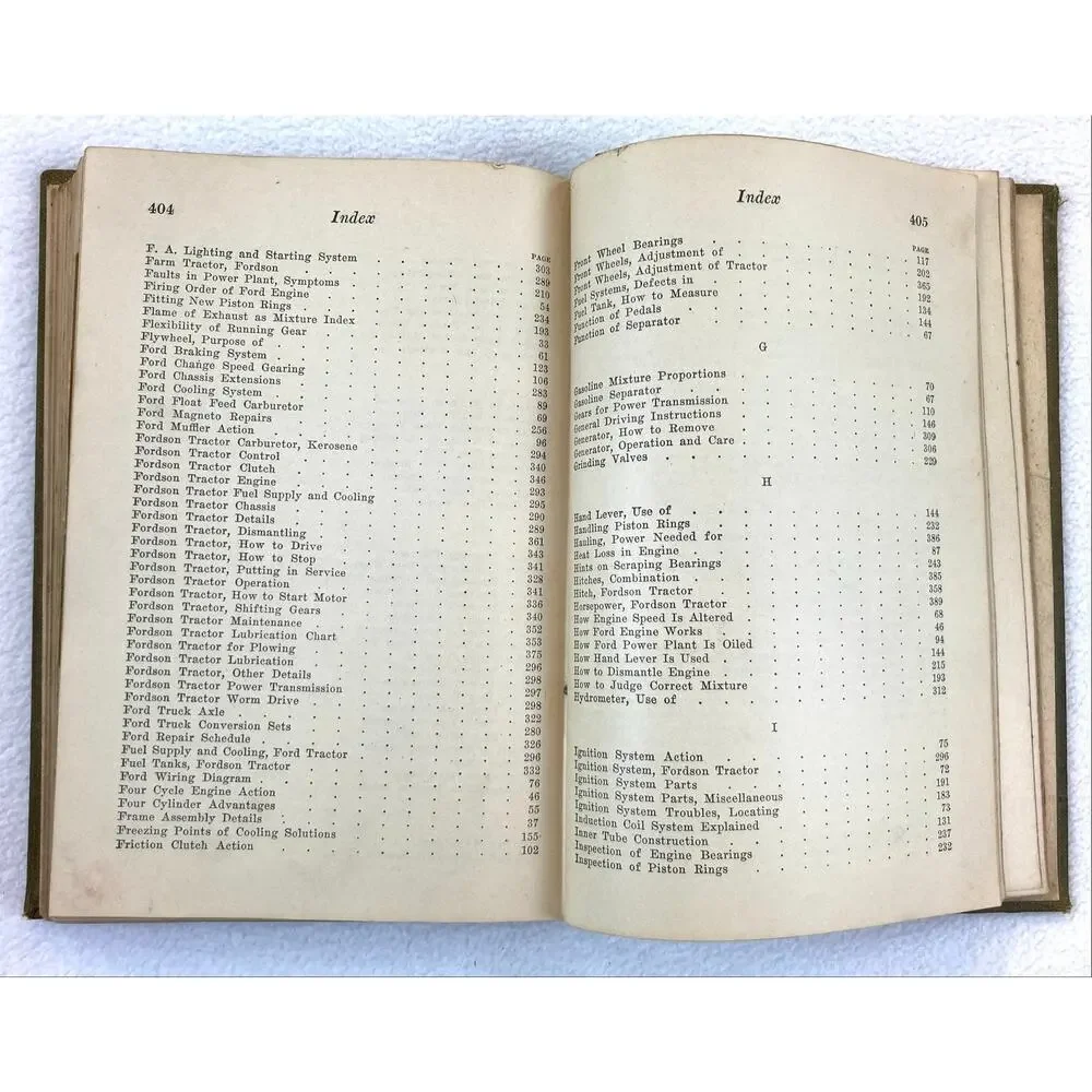 Model T Ford Car 1922 Complete Reference Rare Over 100 Year Old Book Fair